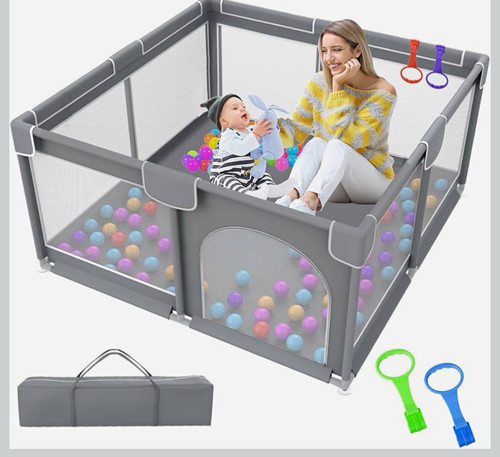 Baby playpen 90x90cm mesh play - baby,