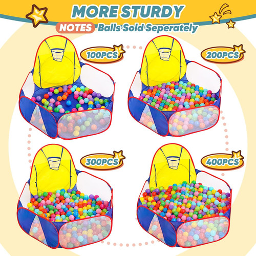 Kids pop ball pit - ball, tent