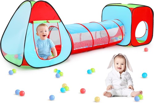 Kids play tent with - kids,